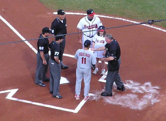 Exchanging the Line Ups- Turner Field